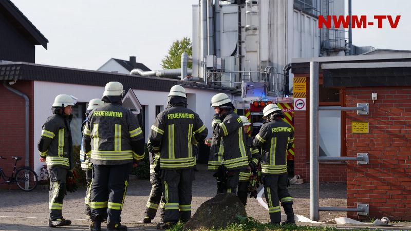 Feuerwehreinsatz bei Betrieb in Melle – Feuer in Spänebunker vermutet
