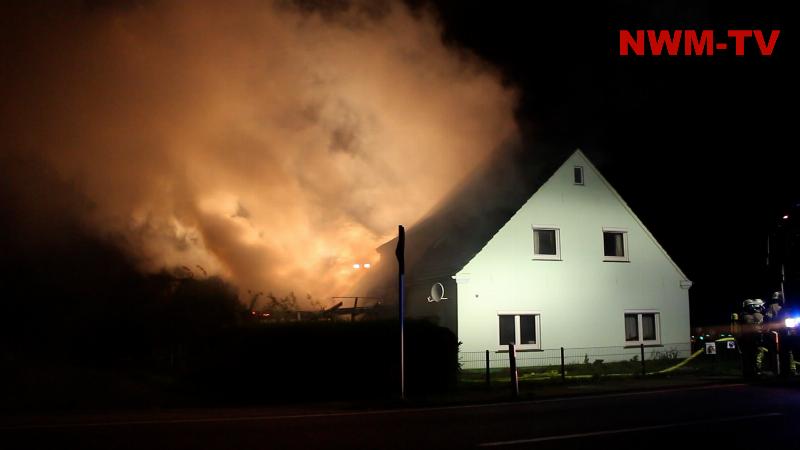 Feuer am Wohnhaus in Elsfleth-Wehrder – Wäschetrockner soll Brand ausgelöst haben – Bewohner versucht selbst zu löschen und kommt vorsorglich ins Krankenhaus